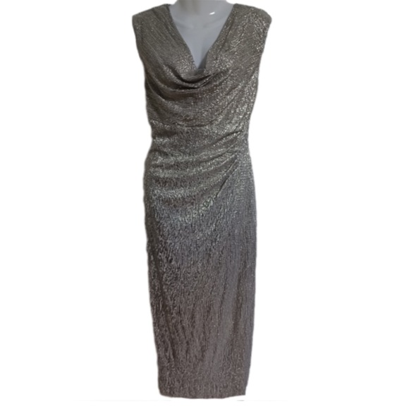 CONNECTED APPAREL Women’s Shiny Dress - Picture 2 of 9